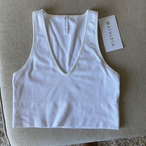 Athleta Aurora Crop Rib Tank